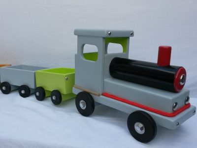 Stoomtrein met wagons - Afbeelding 4