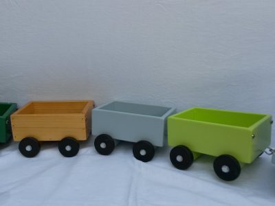 Stoomtrein met wagons - Afbeelding 3